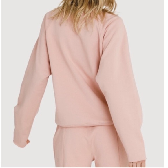 Kit and Ace Mock Neck pullover sweatshirt - Pink - Picture 3 of 3